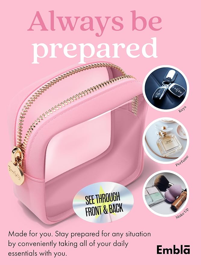 Makeup Bag for Women, Travel Cosmetic Organizer, Waterproof Toiletry Pouch