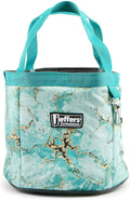 Jeffers Expression Grooming Tote Caddy, 8" L x 9" W - Durable Ripstop Bag Organizer w/Pockets, Portable Storage for Horse, Dog, Goat & Livestock Care Tools, Barn & Travel Utility Tote - Bisbee Blue