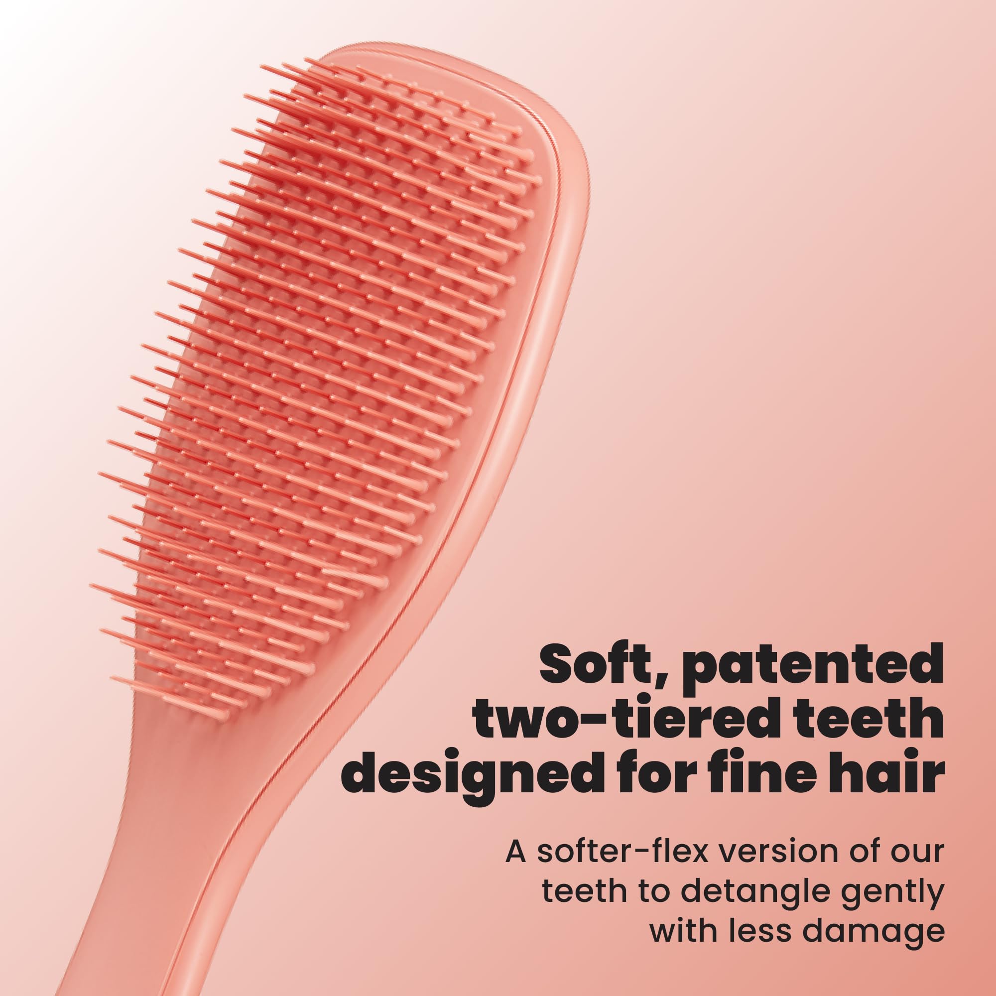 Tangle Teezer Fine Ultimate Detangler Brush for Fine Hair, Sweet Cinnamon