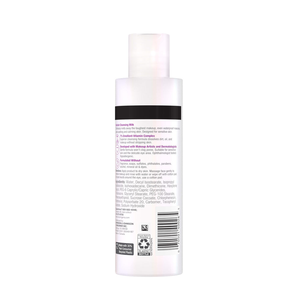 Neutrogena Makeup Melting Nourishing Micellar Milk, 6.7 fl oz