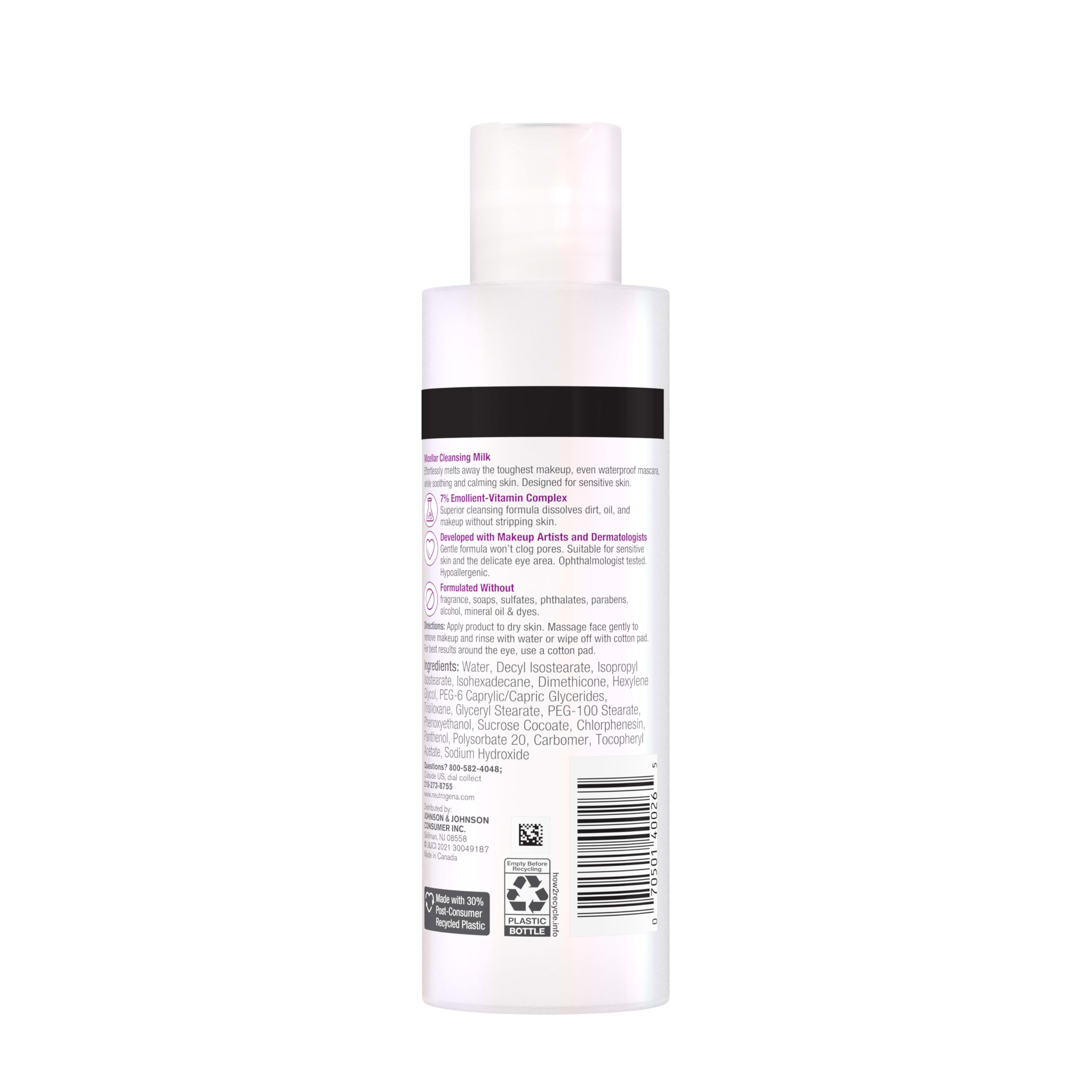 Neutrogena Makeup Melting Nourishing Micellar Milk, 6.7 fl oz