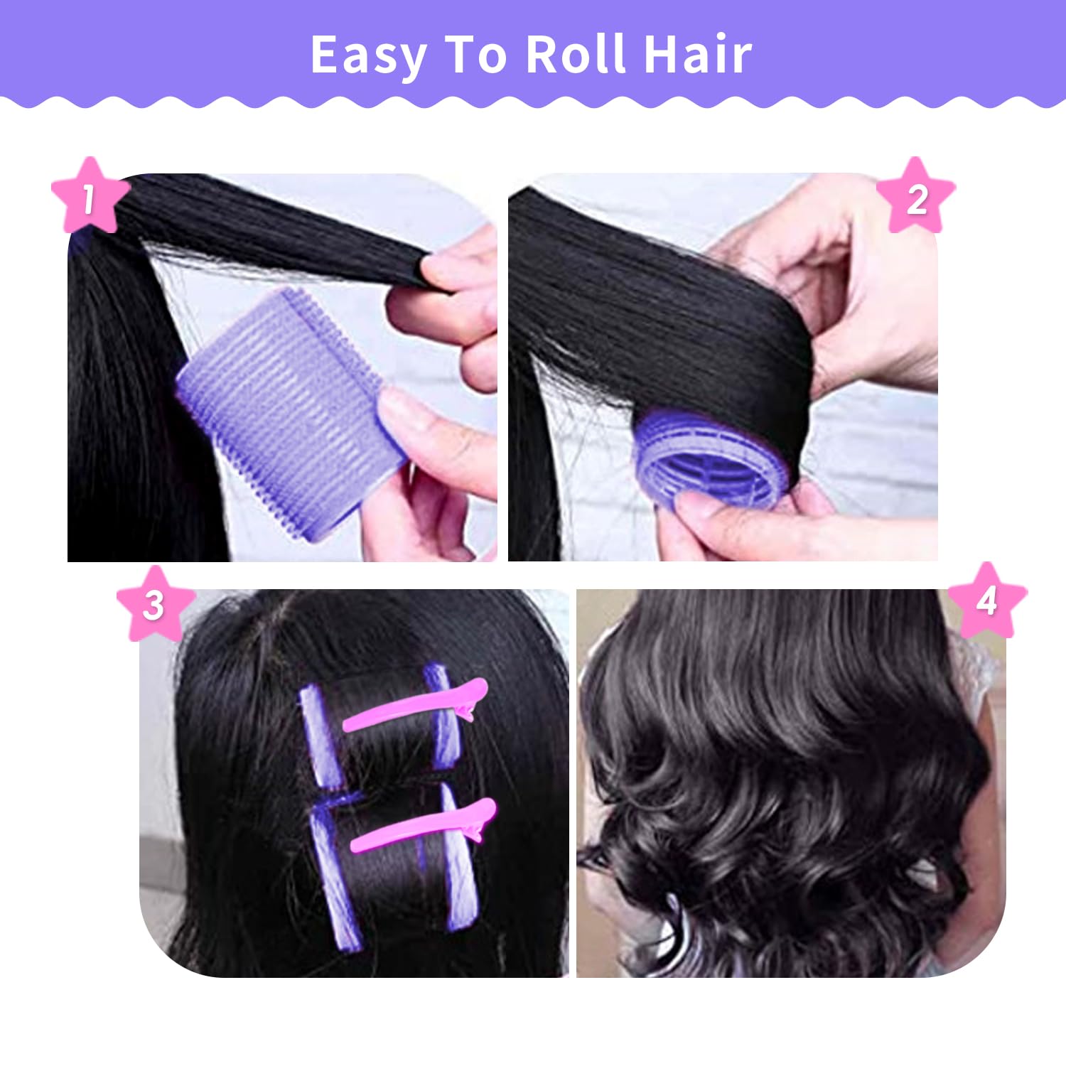 my novel things Hair Curlers Rollers 50Pcs Set With 36PCS Hair Rollers