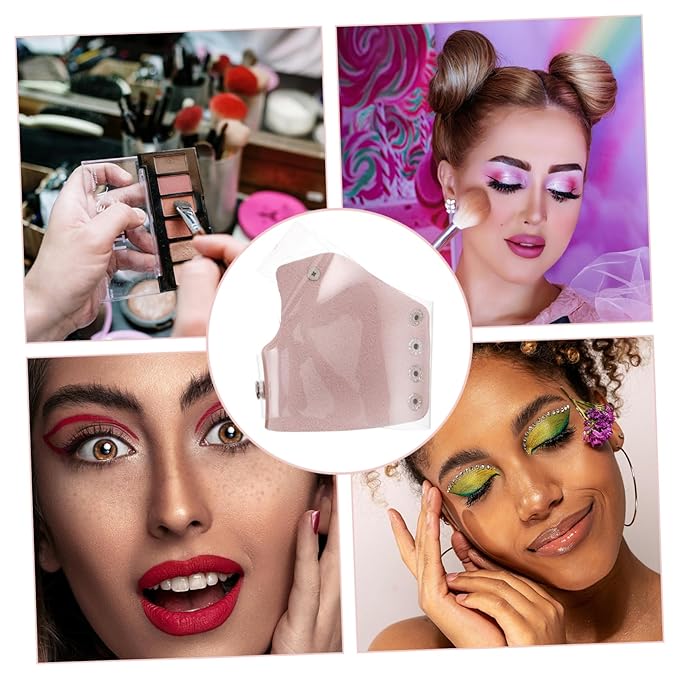 CALLARON Makeup Mixing Palette Hand Tray Makeup Artist Essential Foundation Eye Shadow Mixing Plate