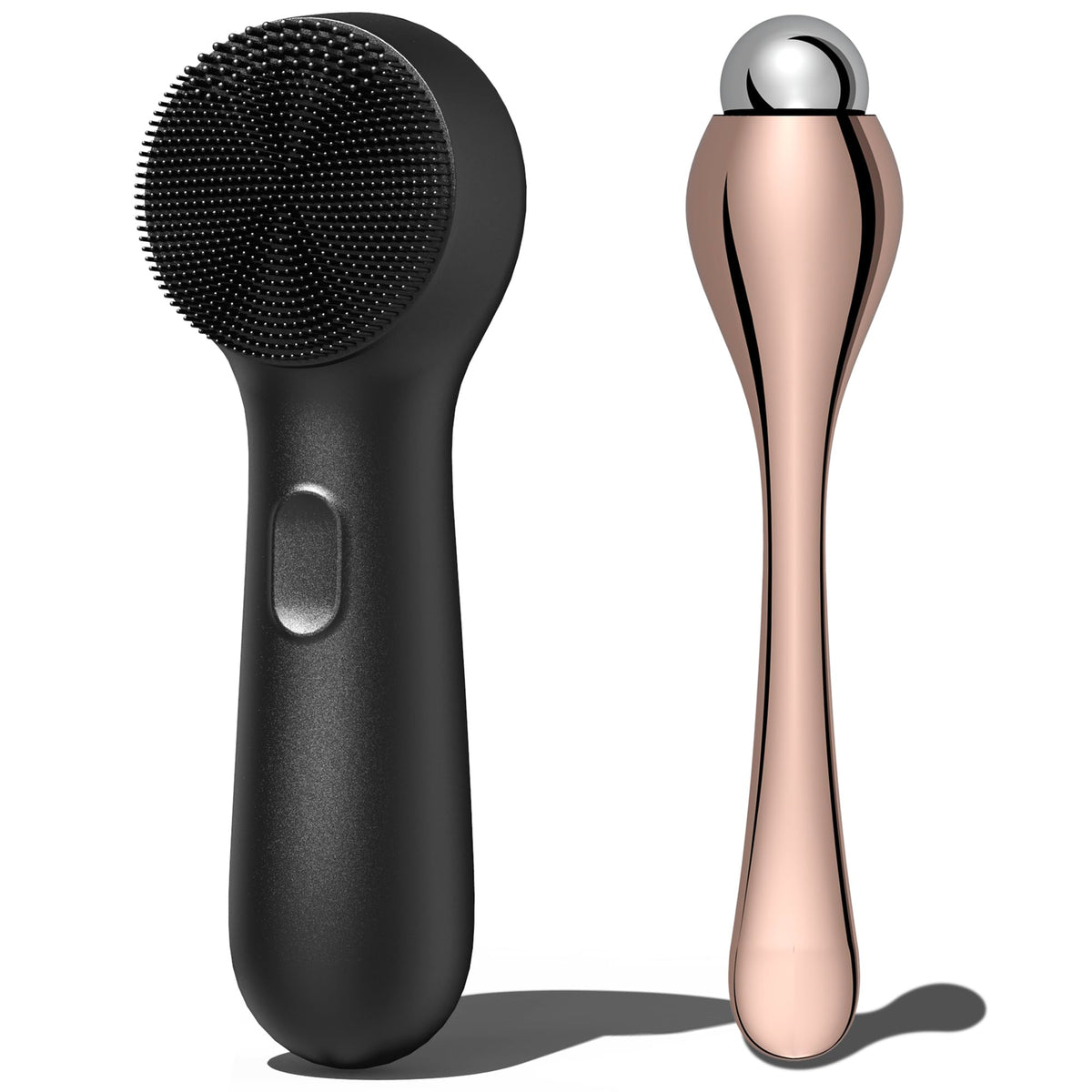 Silicone Face Scrubber, NågraCoola CLIE 2.0 Facial Cleansing Brush, Rechargeable, Waterproof Face Scrub Brush for Cleansing, Exfoliating, Massaging, Electric Facial Exfoliator for Women and Men - Oat