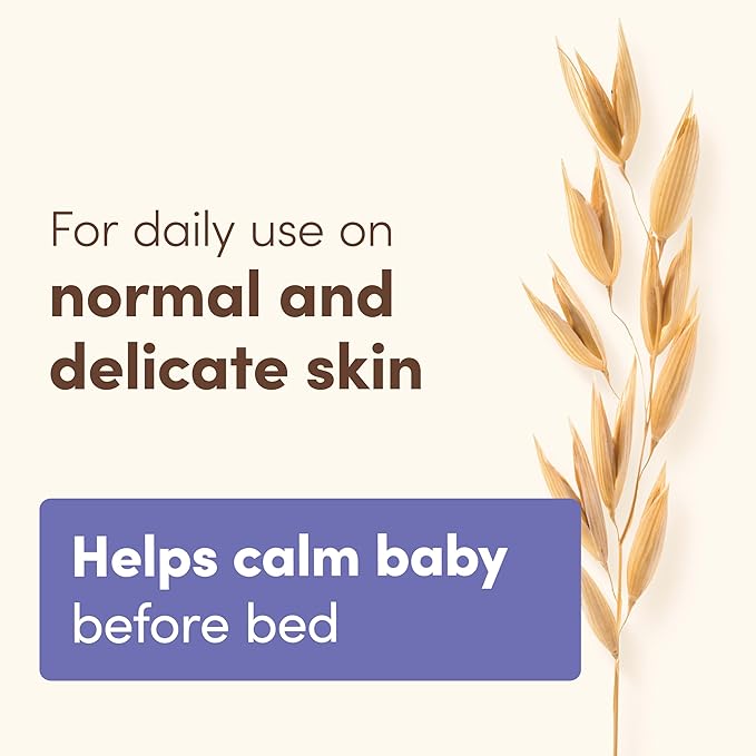 Aveeno Baby Calming Comfort Moisturizing Body Lotion with Relaxing Lavender & Vanilla Scents, Non-Greasy Baby Lotion, Nourishing Prebiotic Oatmeal, & No added parabens 12 fl. oz