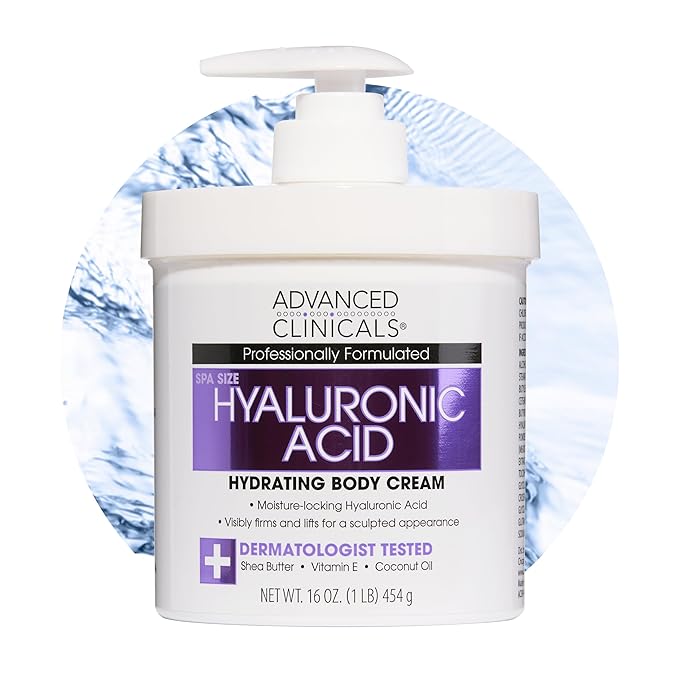 Advanced Clinicals Retinol Cream + Collagen Peptides Body Moisturizer & Face Lotion 2PC Skin Care Set | Dry Skin Body Lotion For Women & Men To Help Improve Appearance Of Crepey Skin, 2PC Bundle