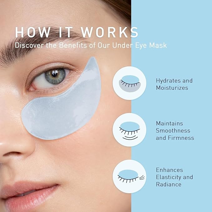 Under Eye Patches for Dark Circles: 30 Pairs Enaskin Naturals Retinol Collagen Eye Gels Mask - Reduce Wrinkles Puffy & Bags - Skin Treatment Pads - Anti Aging Moisturizer For Women (Blue)