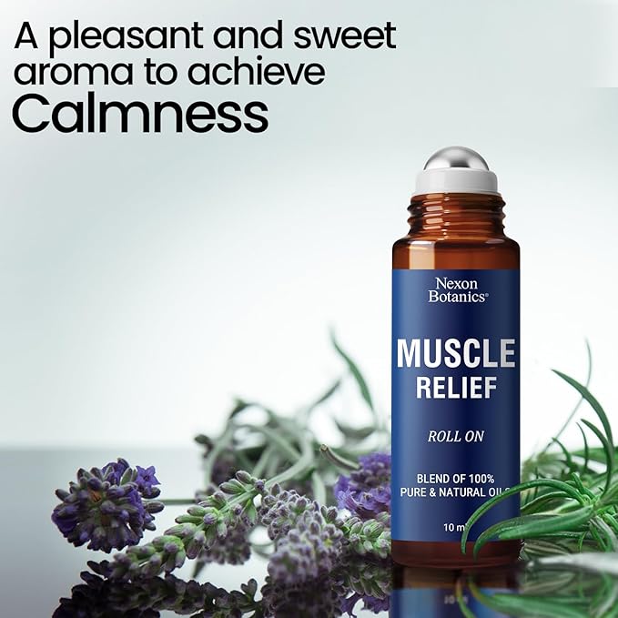 Muscle Relief Essential Oil Roll-On 10 ml - Muscle Oil for Deep Relaxation