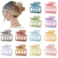 Sisiaipu 12Pcs Hair Clips for Women 1.8 Inch Small Claw Clips for Thin Hair Medium Hair Claw Clips for Thick Hair Accessories for Women Girls (Ice Cream)