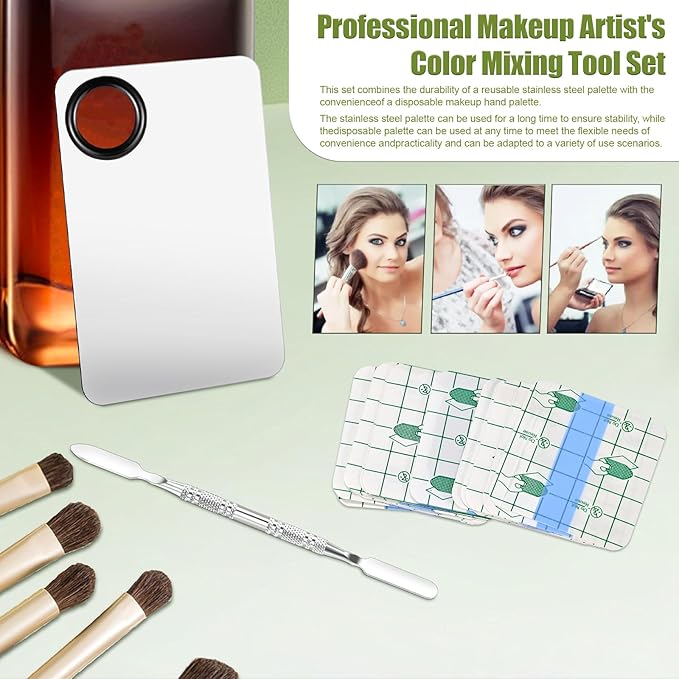 Makeup Mixing Palette, Makeup Hand Palette Single Use Makeup Mixing Tray