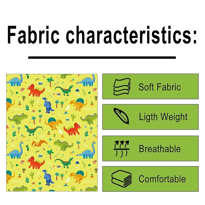 Pelocapa Kids Waterproof Salon Shampoo Capes - 39" 51" (Yellow Dinosaur)