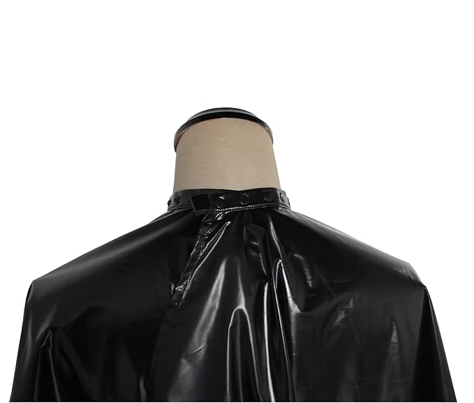 Professional Salon Cape, Polyester, Black, 54'x62', Waterproof, Anti-static, Barber Cape