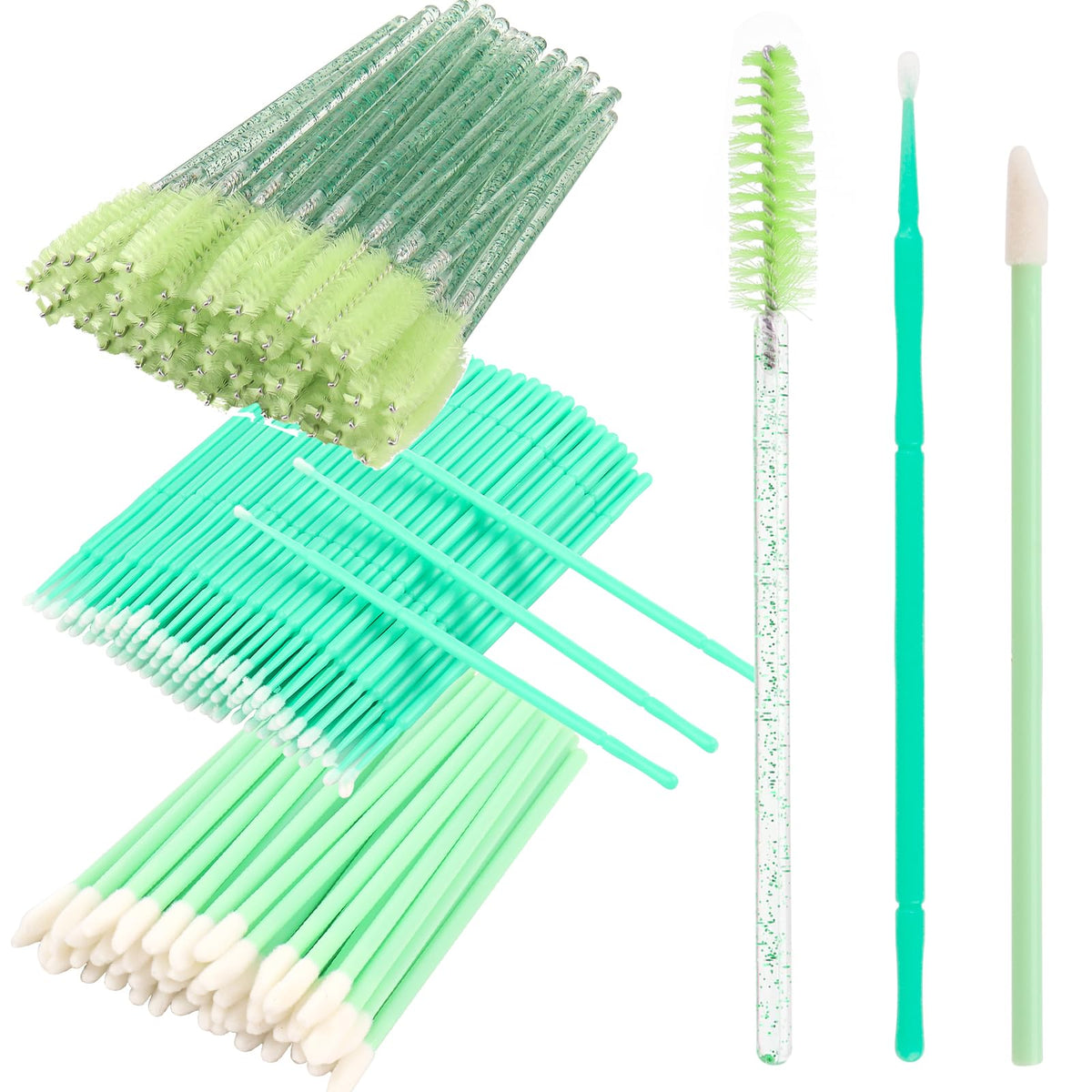 Mekupeu 300 Pcs Eyelash Extension Supplies Kit