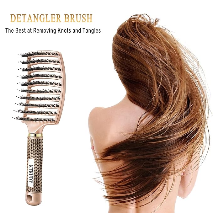 Detangling Brush for Women & Kids, Detangler Brush for Wet & Dry Hair