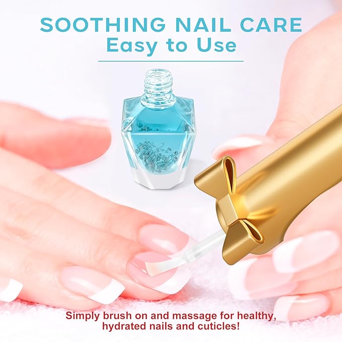 Cuticle Oil, Cuticle Nail Oil Infused with Real Flowers, Jasmine 12ml