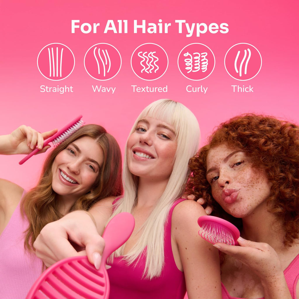 Wet Brush Speed Dry Hair Brush, Purple Frost - Vented Design & Soft HeatFlex Bristles Are Blow Dry Safe - Ergonomic Handle Manages Tangles - Pain-Free Hair Accessories