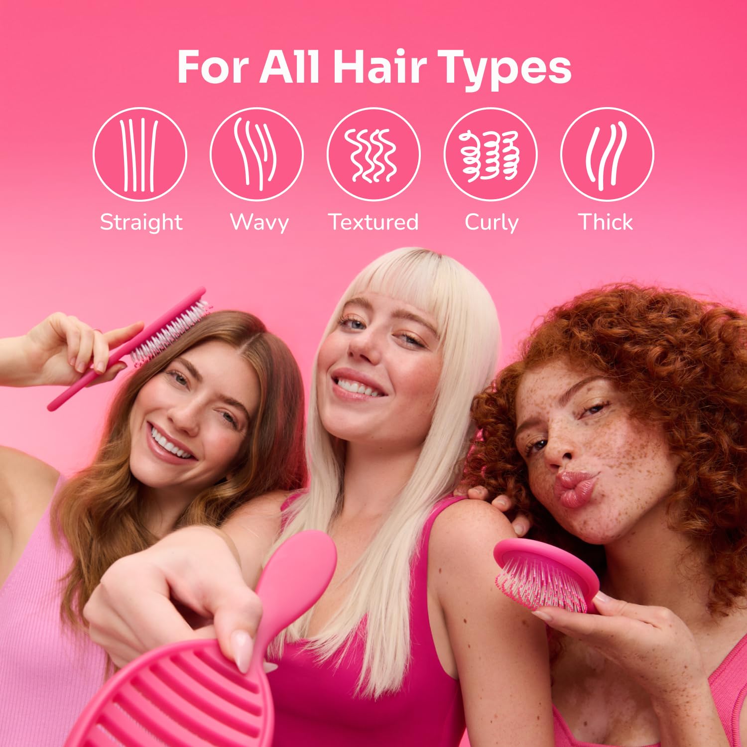 Wet Brush Speed Dry Hair Brush, Purple Frost - Vented Design & Soft HeatFlex Bristles Are Blow Dry Safe - Ergonomic Handle Manages Tangles - Pain-Free Hair Accessories