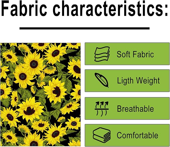 Salon Cape for Women, Hair Cutting Cape with Snaps, Professional Large Barber Stylist Hairdresser Cape, Waterproof & Light Weight & Machine Washable- 63”× 56”(Sunflower)