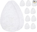 IMPRESA Facial Exfoliating Pads - Deep Cleansing Facial Sponges - Daily Exfoliation Face Scrubbers - Extra Thick Face Sponge - White, Pack of 10
