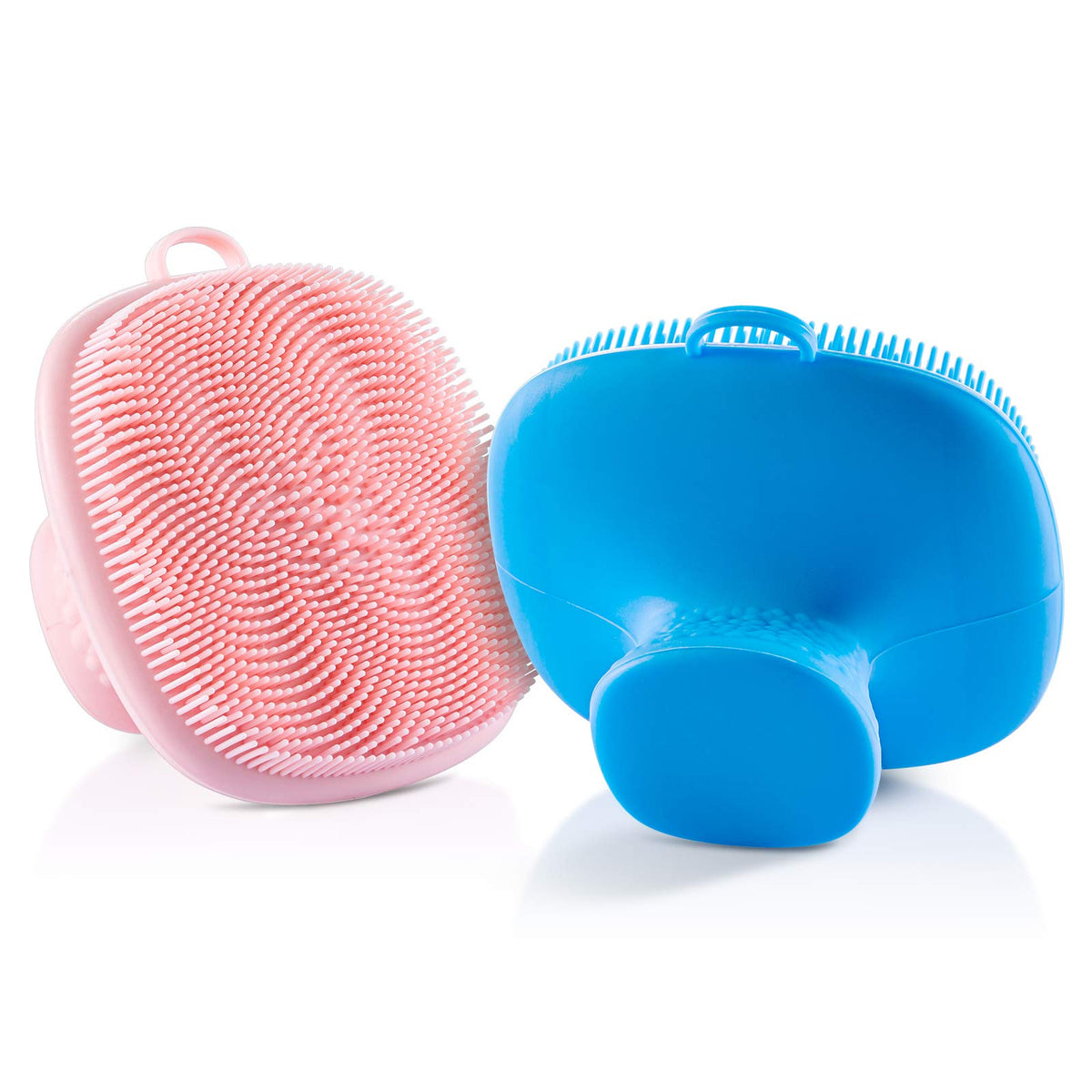 Face Scrubber Face Scrubber for Men Facial Cleansing Brush Silicone Face Wash Brush Manual Waterproof Cleansing Skin Care Face Brushes for and Exfoliating (Gray)