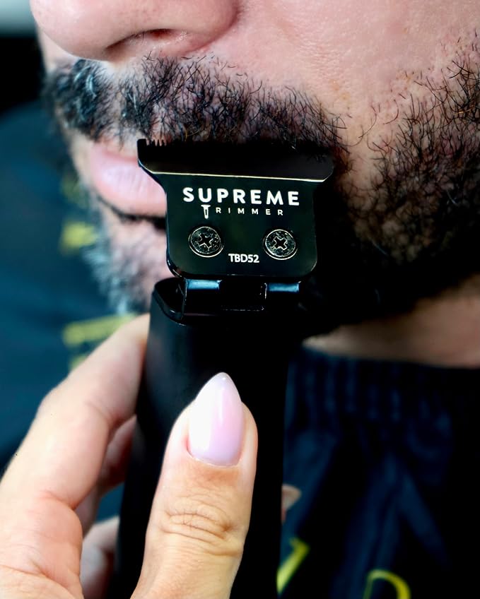 Supreme Trimmer 2-in-1 Pro Clipper Lite & DLC T-Shaper Combo | Professional Beard Trimmer ST5206 & Hair Clipper STC5000 Barber Hair Cutting Starter Kit | Black