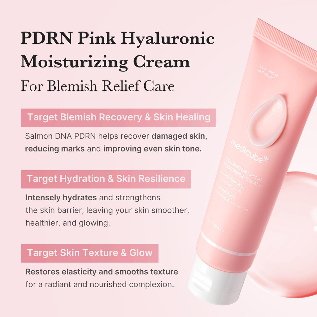 medicube Salmon DNA PDRN Pink Hyaluronic Moisturizing Cream