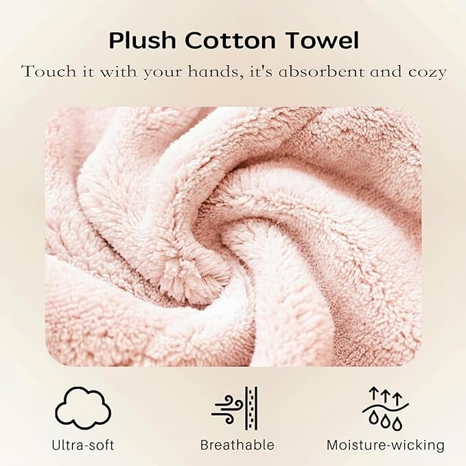 2-Pack Women's Microfiber Hair Towel Wrap: 50% Faster Drying, Ultra - Absorbent & Anti - Frizz for Long and Curly Hair! 40x11 Inches Oversized, Lightweight for Travel, Gym, Spa & Home Use
