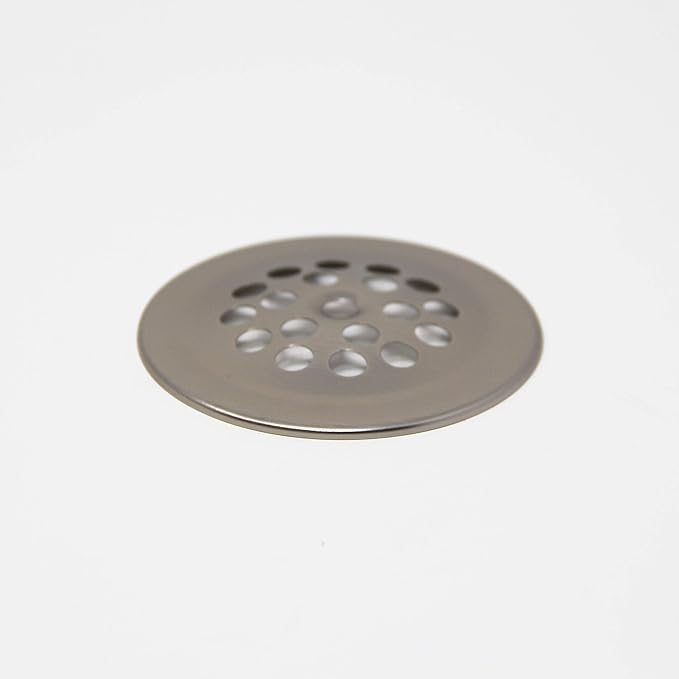 PF WaterWorks Bathtub/Bath Tub Drain Shoe Grid/Strainer Cover with Matching Screw;Brushed Nickel; PF0915-BN