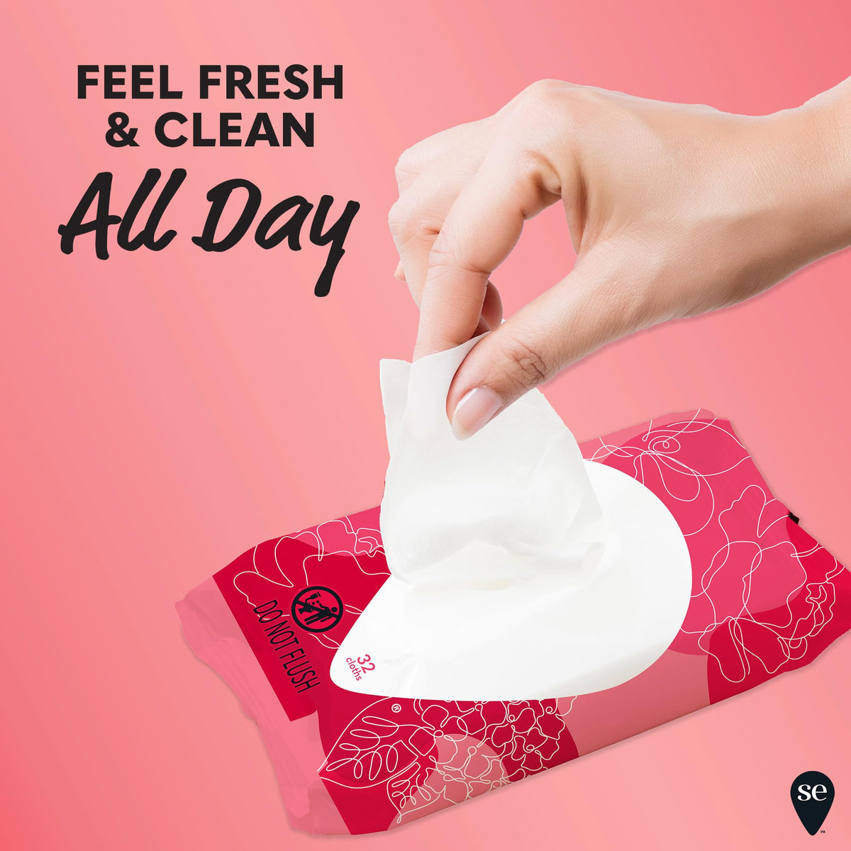 Summer's Eve Refreshing Feminine Wipes, Blissful Escape, 32 Count