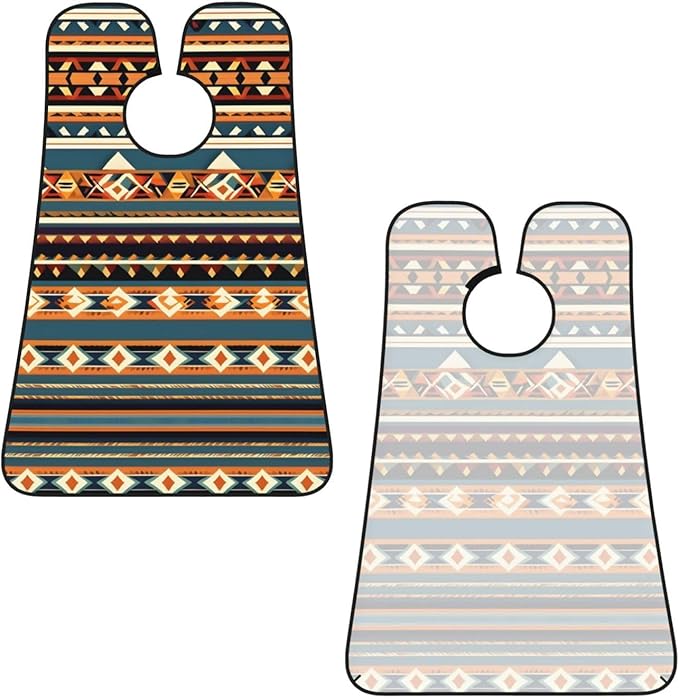 Ocean Fishes Print Beard Bib Shaving Apron, Beard Hair Trimming Cape Gift For Dad