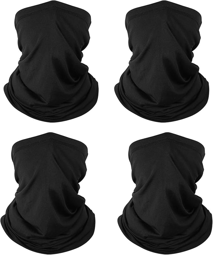 Fivali Neck Gaiter Bandana Face Mask: Cooling Gator Mask Breathable Face Cover Ski Neck Scarf Protection from Dust Sun Wind
