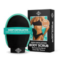 Dermasuri - Deep Exfoliating Glove - Korean Exfoliating Mitt & Body Scrubber - Keratosis Pilaris Treatment Scrub - Self Tanner Mitt & Ingrown Hair Exfoliator - Shower Gloves for Women & Men - (1 Pack)