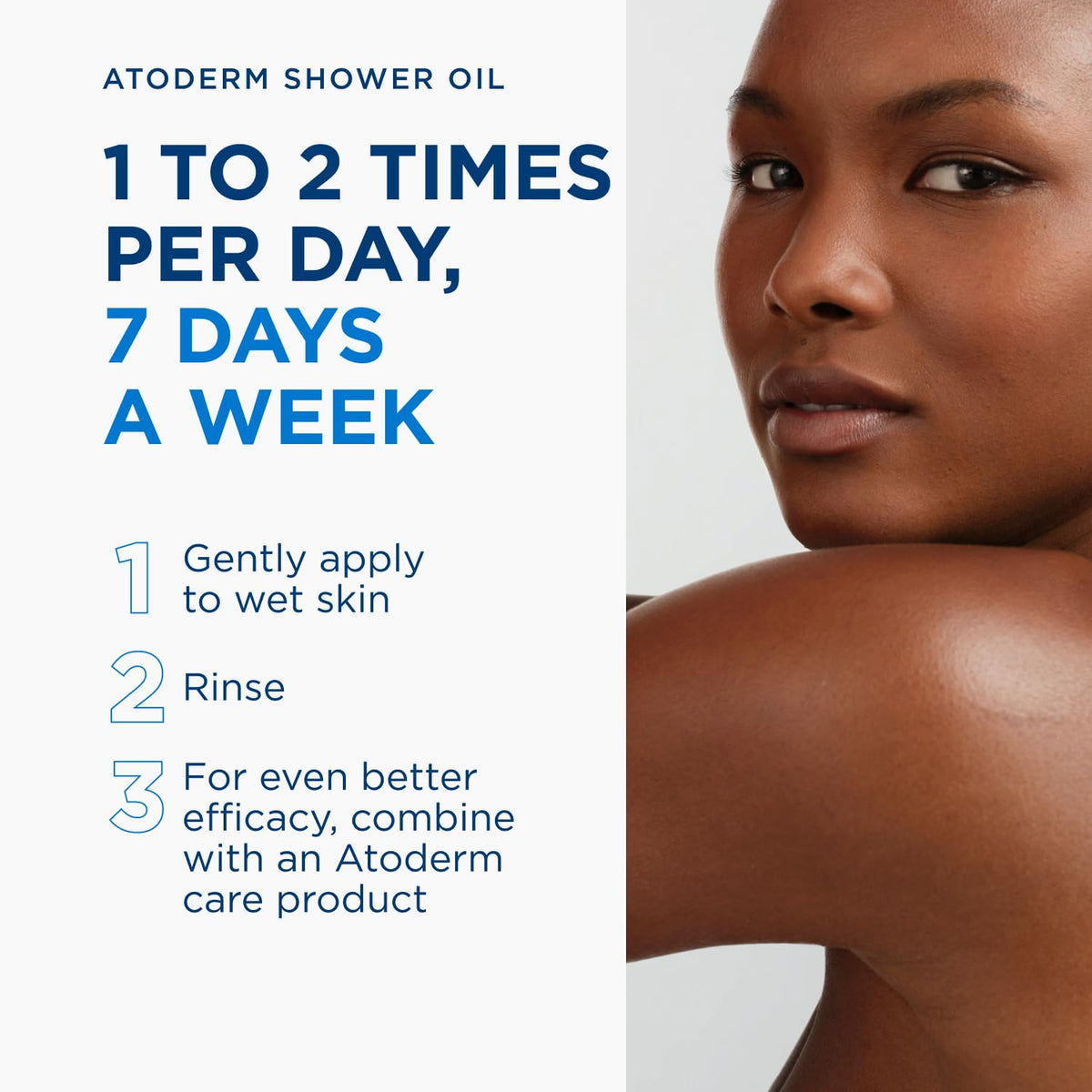Bioderma - Atoderm - Cleansing Oil For Very Dry Sensitive Skin - Face and Body - Soothes Discomfort - 6.7 Fl Oz (Pack of 1)
