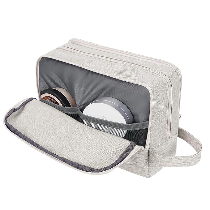 WANDF Travel Toiletry Bag for Men, Small Dopp Kit for Toiletries