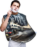 Colorful Giraffe Fans Lovers Print Beard Bib Shaving Apron, Beard Hair Trimming Cape Gift For Dad