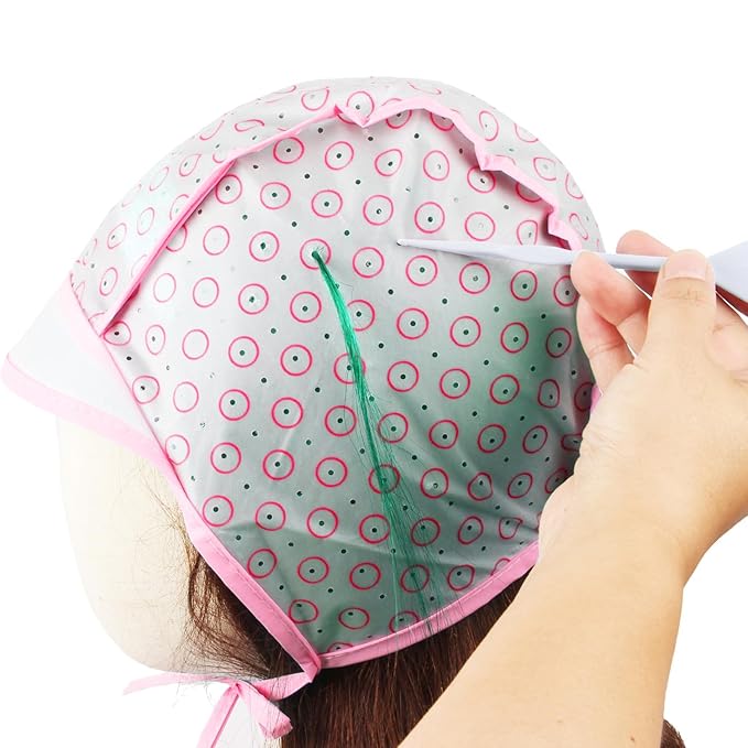 Hair Highlight Cap, Highlighting Cap for Dyeing with Crochet Hook