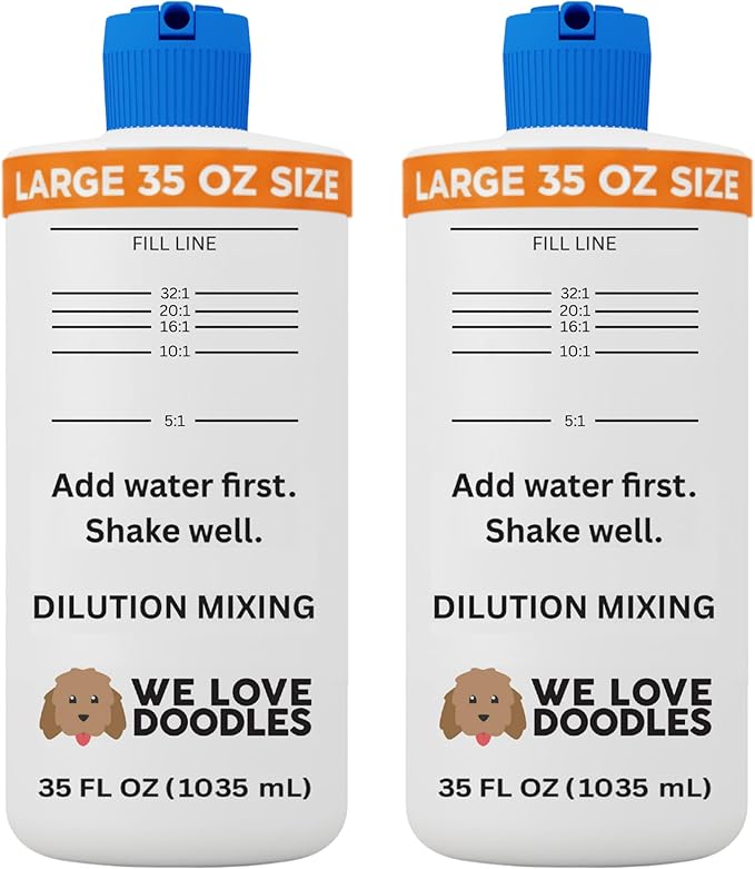 Dilution Bottle for Dog Shampoo, Conditioner & Solutions