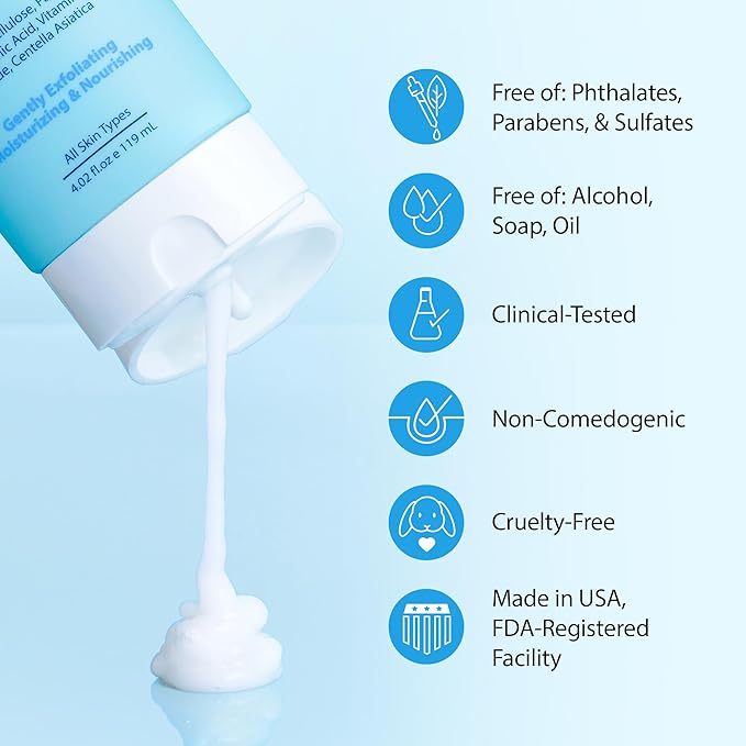 Ebanel Brightening Peeling Gel with Cellulose, Rice, Papaya, HA, Cica