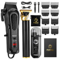 pebsoa Cordless Hair Clippers for Men, Clipper & Trimmer Kit with Nose Trimmer