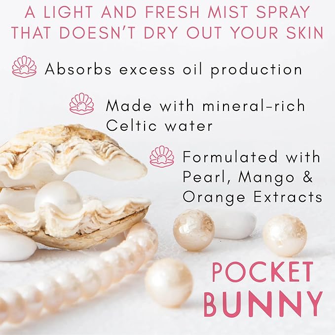 TONYMOLY Pocket Bunny Facial Mist - Hydrating Moisturizer Spray for Moisture & Refreshment, Travel Size, Soothing & Lightweight, Korean Skincare Face Mist, Peach