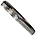 Kent 9T Black Graphite Fine Tooth and Wide Tooth Detangler Hair Combs - Large Handmade and Saw-Cut Dressing Comb - Wet Hair Comb for Women and Durable Grooming Comb for Men Made in England