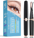Heated Eyelash Curlers - 2 in 1 Clip- Type Heated lash Curler Best Seller Electric Eyelash Curler 3 Temp Settings for Makeup Tools USB Rechargeable Natural Curling 24H Long Lasting B-3