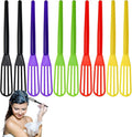 DIYstore, 10 PCS Plastic Hair Coloring Mixer,Hair Color Whisks Dye Cream Mixer,Tint Color Cream Colorful Spoon Applicator Hair Bleaching Highlight Tool for Home Barber Shop Salon