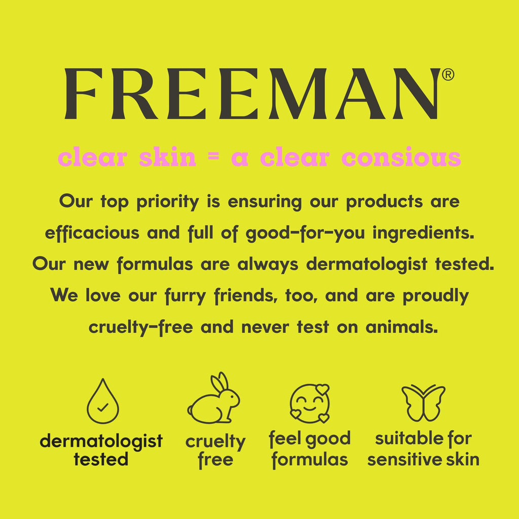 Freeman Anti-Stress Clay Mask, Dead Sea Mineral Face Mask, 6 Fl Oz Tube