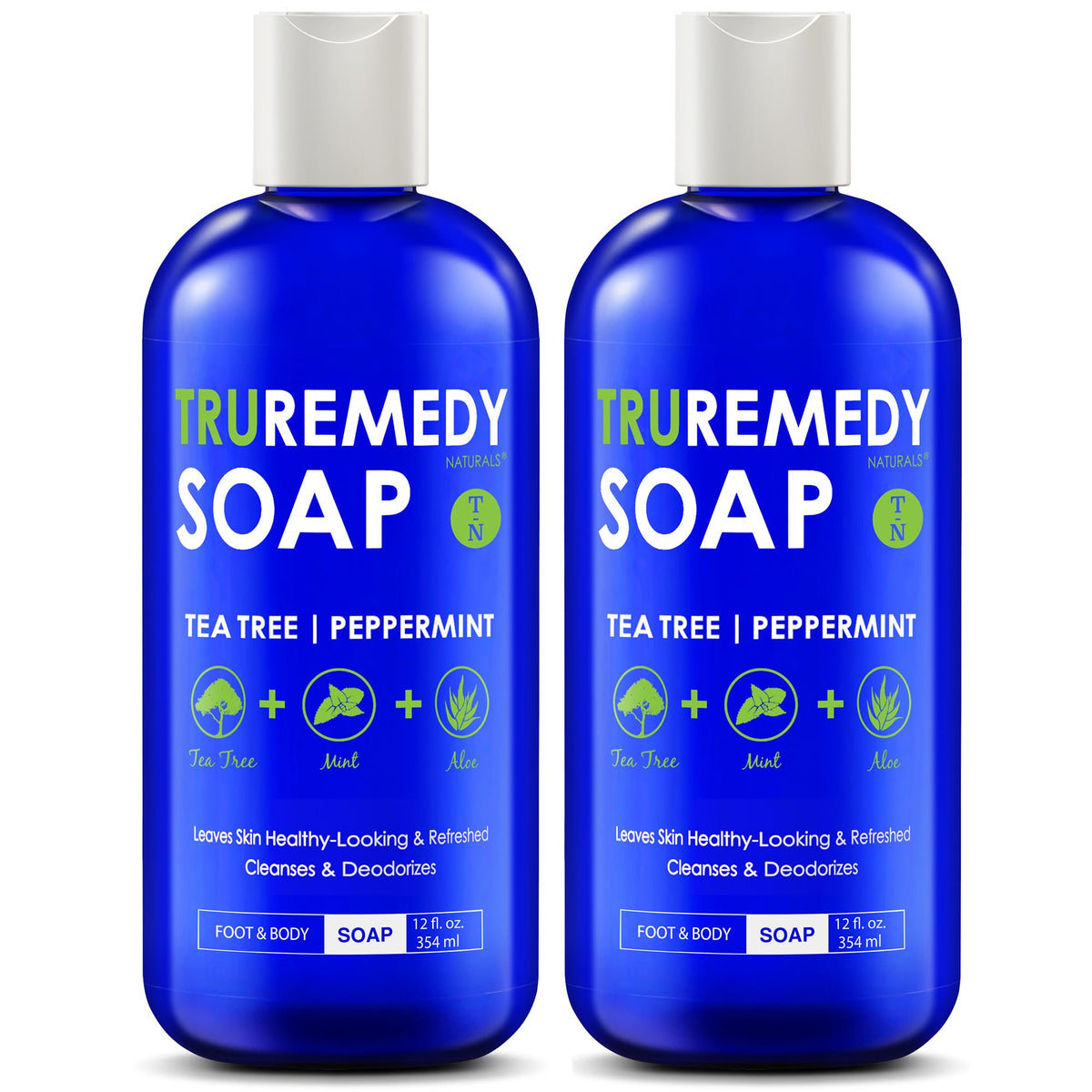 Truremedy Naturals Body Wash, Fragrance Free (12oz)