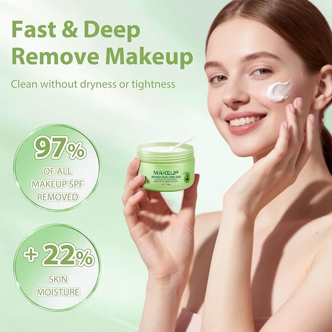 paminify Makeup Remover Cleansing Balm,3.38Oz Deep Clear Makeup Cleansing Balm,Professional Remover for SFX, Face Paint & Glitter, Natural Gentle Moist Cleanser Cream for Face Body