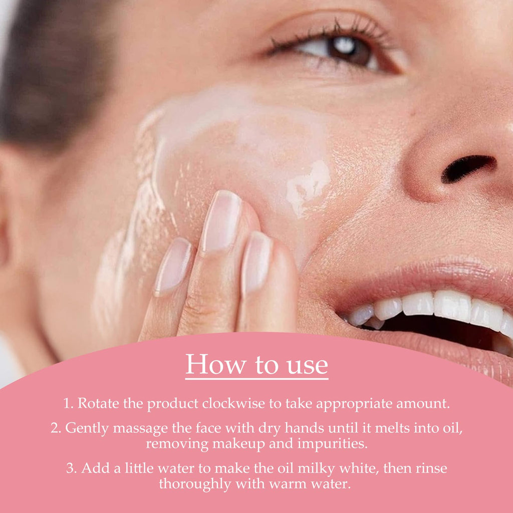 KYDA Pure Plants Grinding Cleansing Balm, One Step Makeup Cleansing Oil with Centella, Non-Greasy Sorbet Texture, Nourishing Make Up Remover Balm, Vegan Skin Care for All Skin Types, 1.69 Fl Oz
