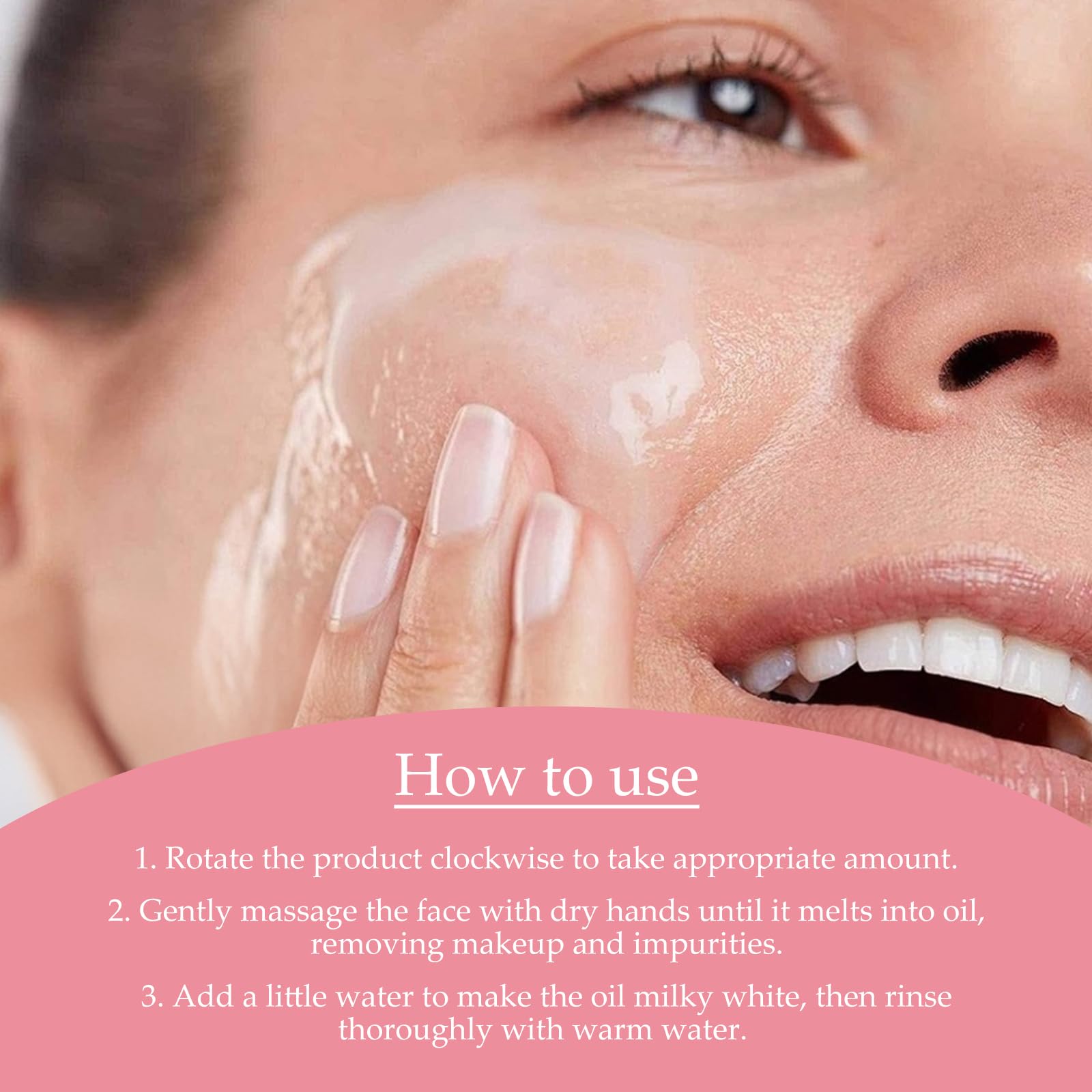 KYDA Pure Plants Grinding Cleansing Balm, One Step Makeup Cleansing Oil with Centella, Non-Greasy Sorbet Texture, Nourishing Make Up Remover Balm, Vegan Skin Care for All Skin Types, 1.69 Fl Oz