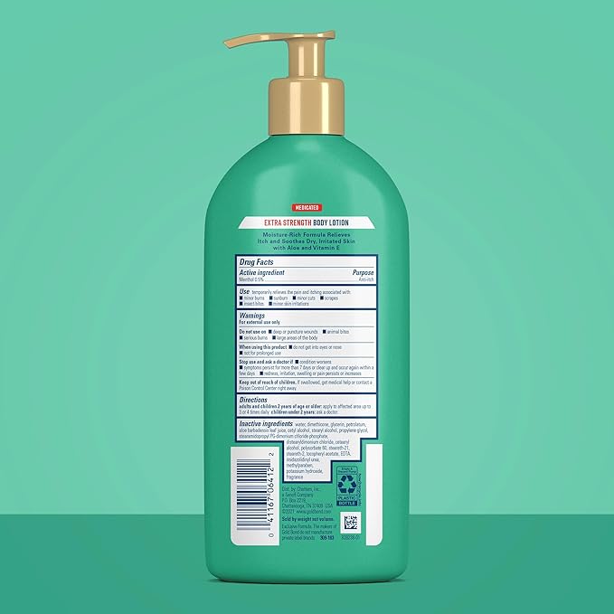 Gold Bond Medicated Extra Strength Body Lotion, Moisturizes, Relieves & Soothes, 14 oz Lotion