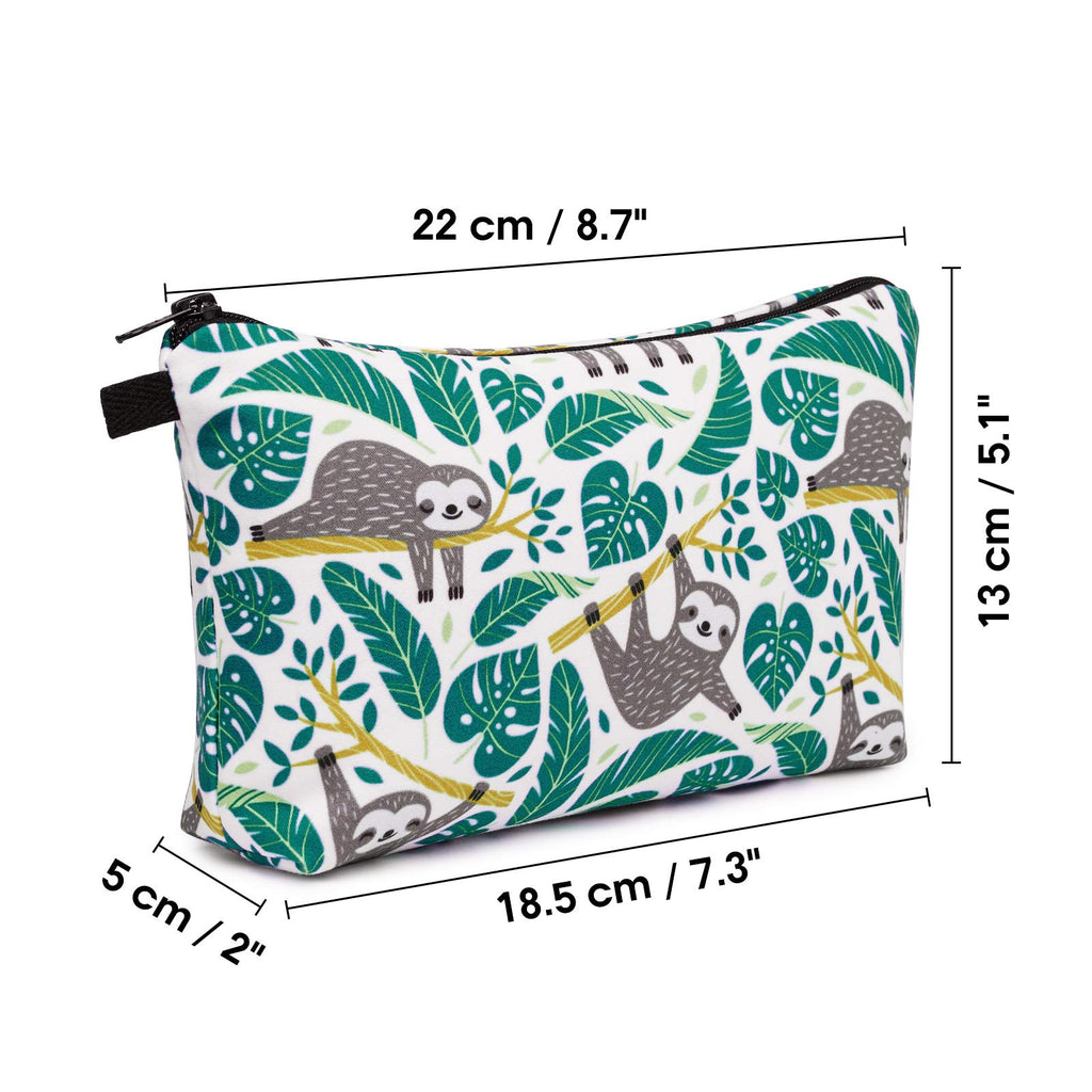 WANDF Small Makeup Bag for Purse, Small Cosmetic Bag for Women